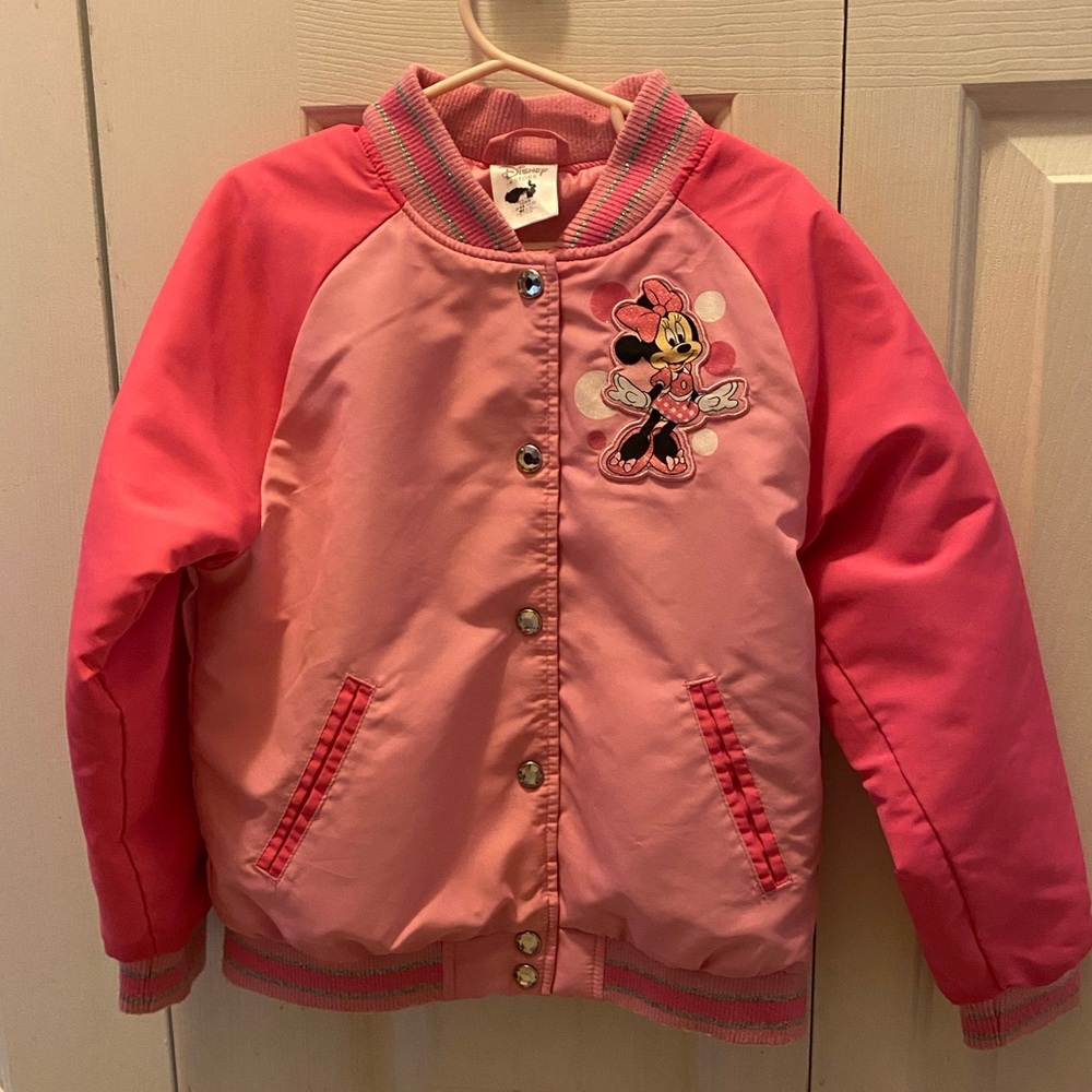 Pink Two Toned Disney Minnie Mouse Jacket - Picture 2 of 3